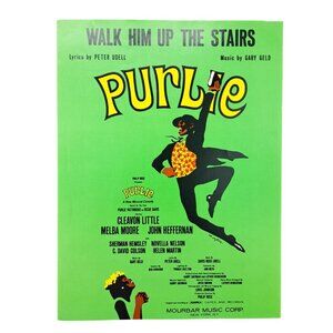 Vintage Purlie Sheet Music Walk Him Up The Stairs Cleavon Little Geld Udell 1970